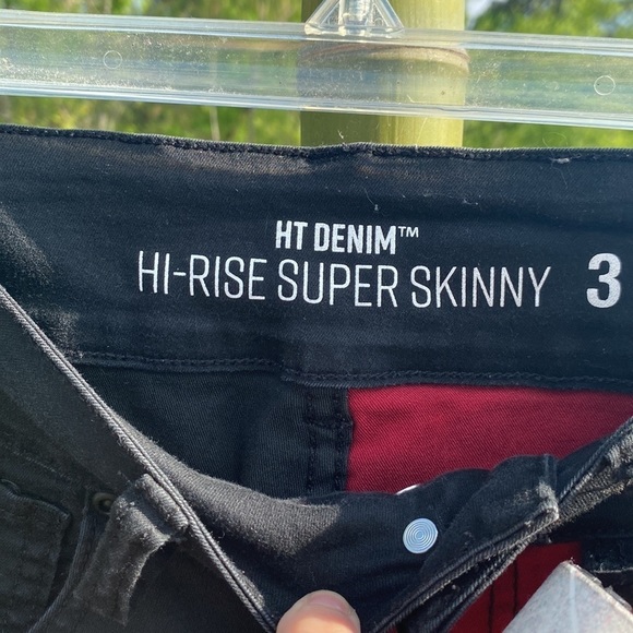 Hot topic Denim EMO Hi  Rise Super Skinny size 3 - Picture 5 of 7